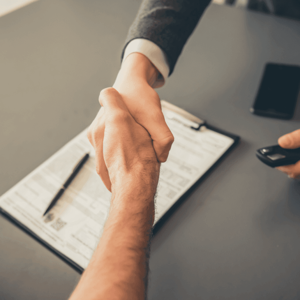 Handshaking for an extended car warranty