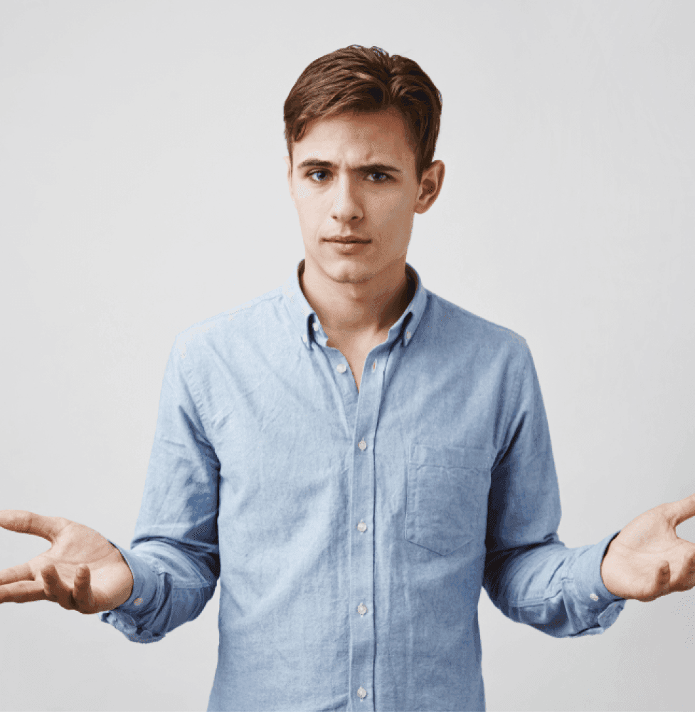 A man considering an auto refinance