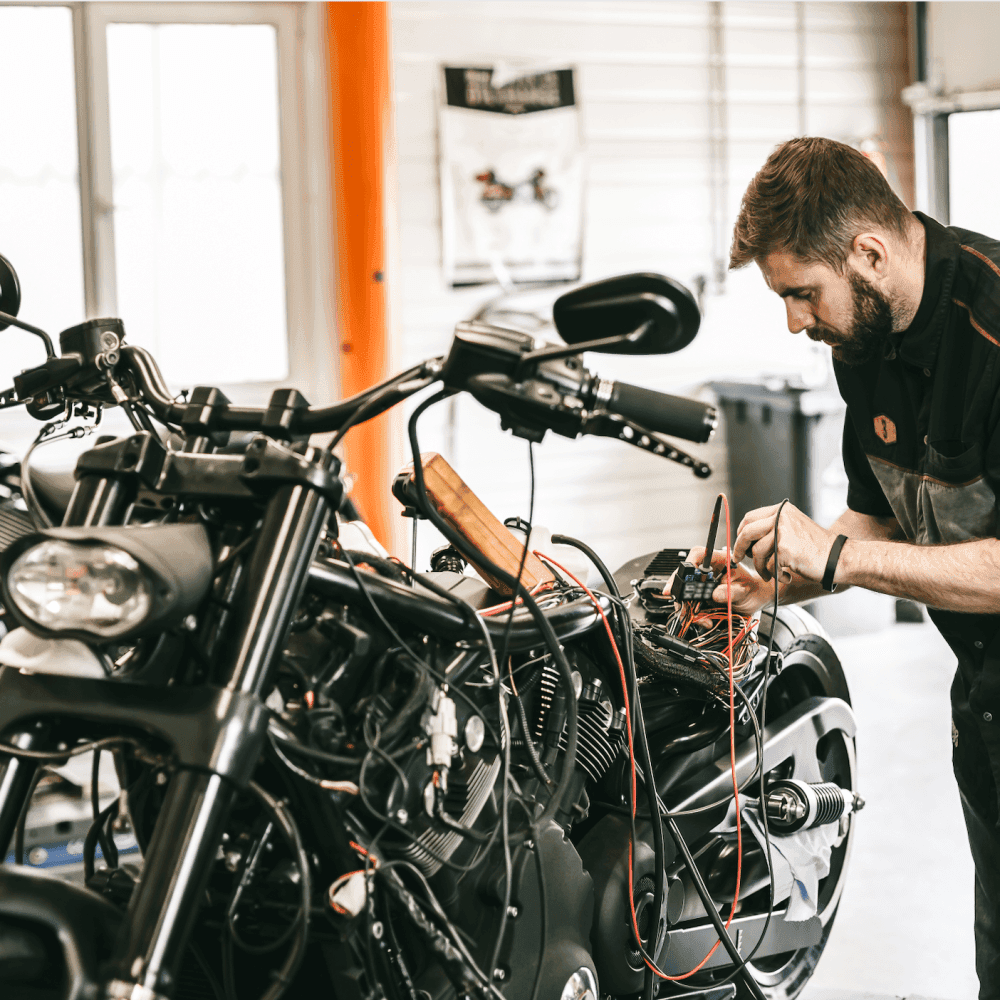 Motorcycle protection checkup and maintenance